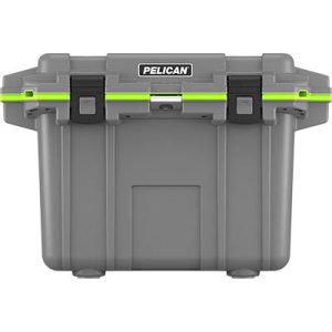 Pelican 50QT Elite Cooler - Dark Gray - Green