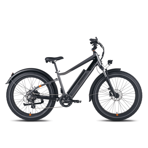 RadRover 6 Plus Step-Thru Fat Tire Electric Bike - Charcoal