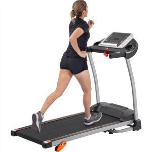 Compact Easy Folding Treadmill for Home Use Black